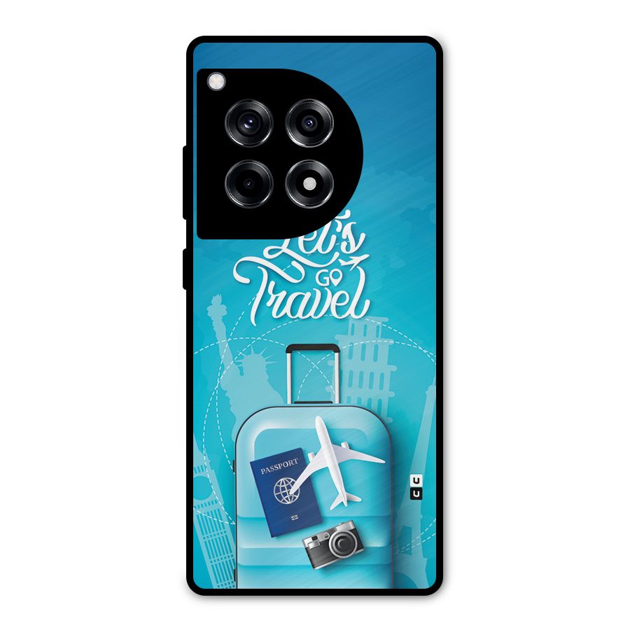 Awesome Travel Bag Metal Back Case for OnePlus 12R