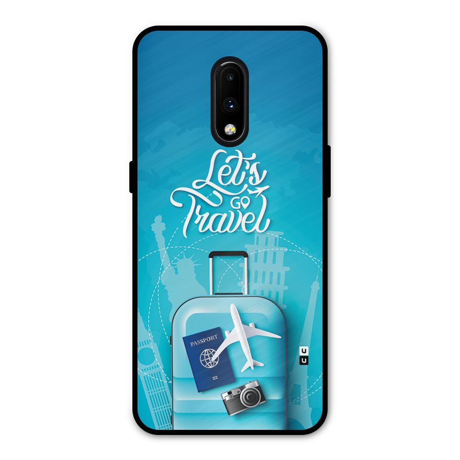 Awesome Travel Bag Metal Back Case for OnePlus 7