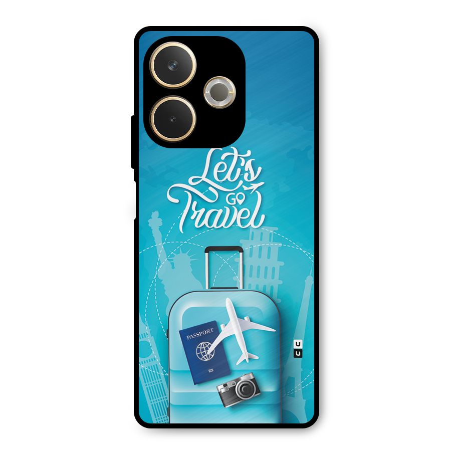 Awesome Travel Bag Metal Back Case for Oppo A5 Pro