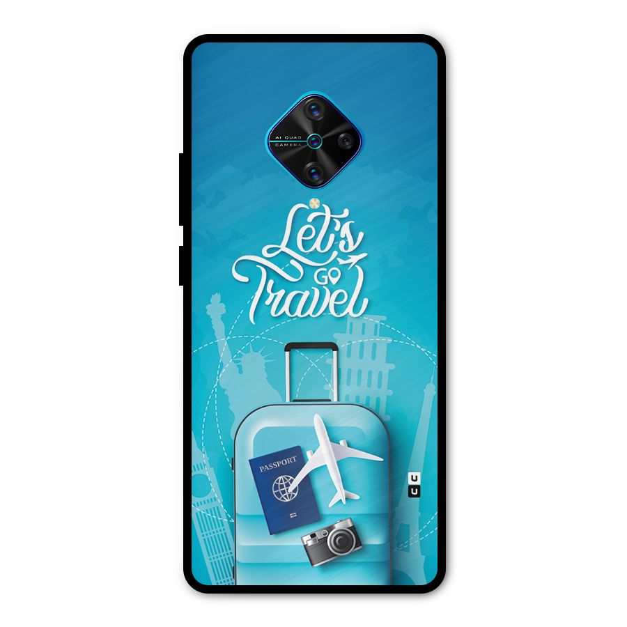 Awesome Travel Bag Metal Back Case for Vivo S1 Pro
