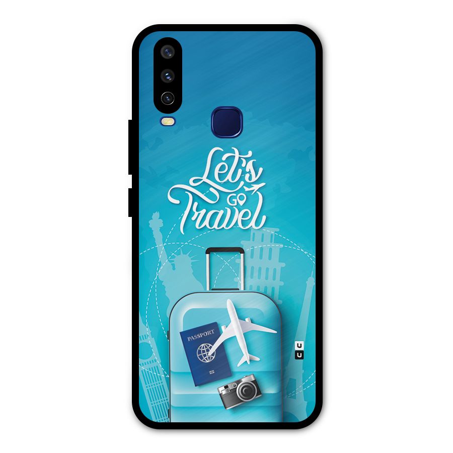 Awesome Travel Bag Metal Back Case for Vivo Y15