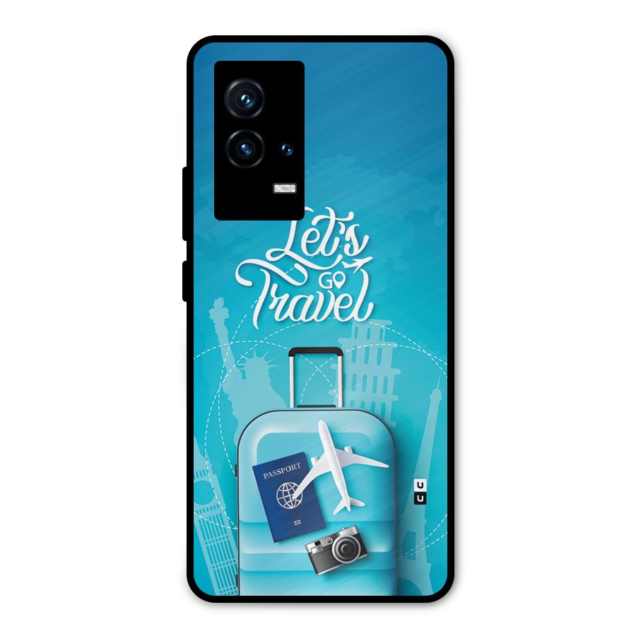 Awesome Travel Bag Metal Back Case for iQOO 9 5G