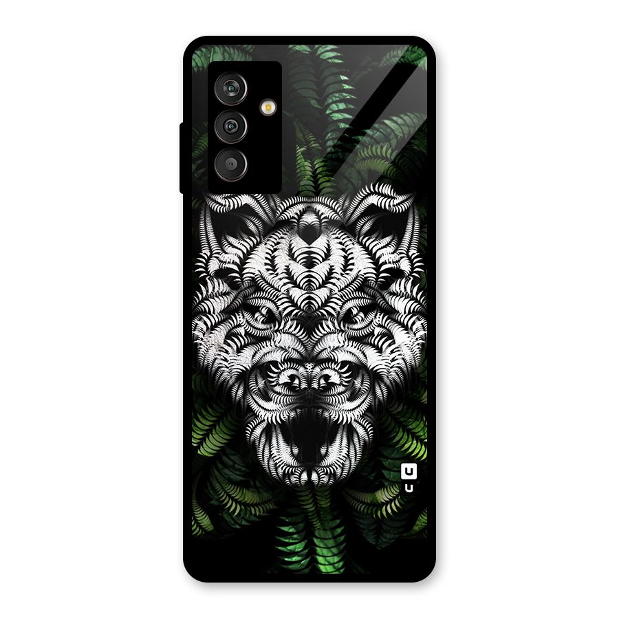 Aztec Art Tiger Glass Back Case for Galaxy M13