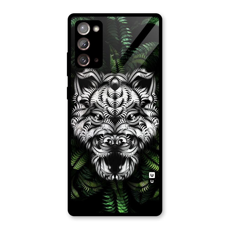 Aztec Art Tiger Glass Back Case for Galaxy Note 20