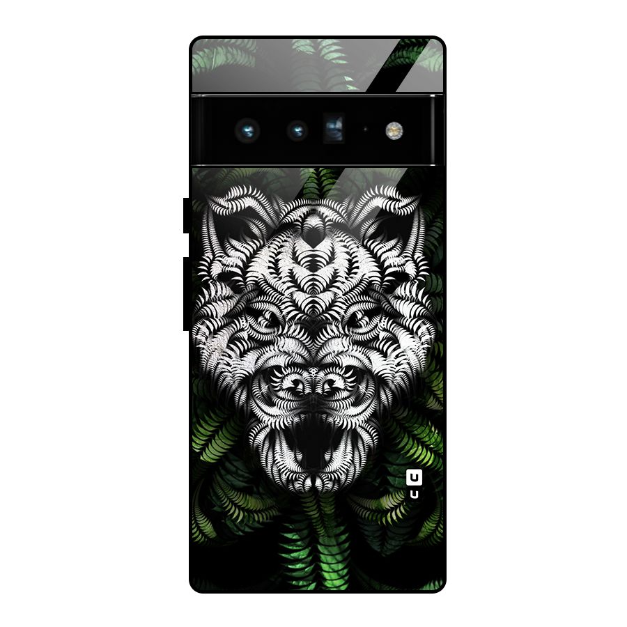 Aztec Art Tiger Glass Back Case for Google Pixel 6 Pro