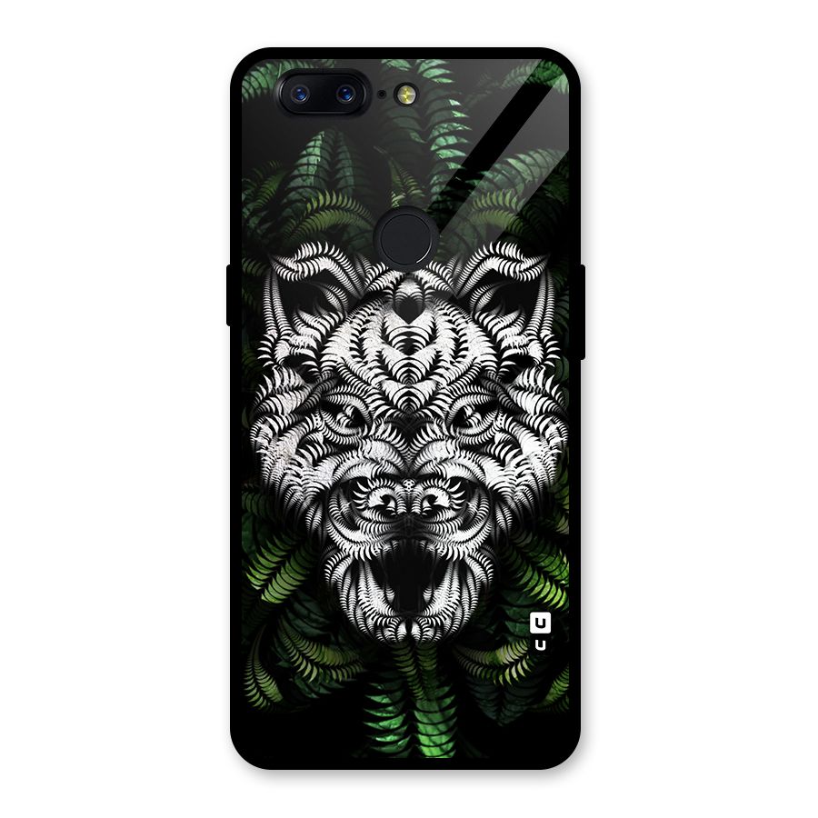 Aztec Art Tiger Glass Back Case for OnePlus 5T