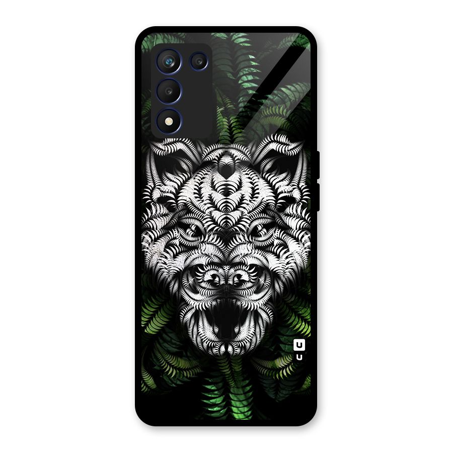 Aztec Art Tiger Glass Back Case for Realme 9 5G Speed