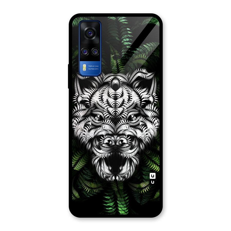 Aztec Art Tiger Glass Back Case for Vivo Y31