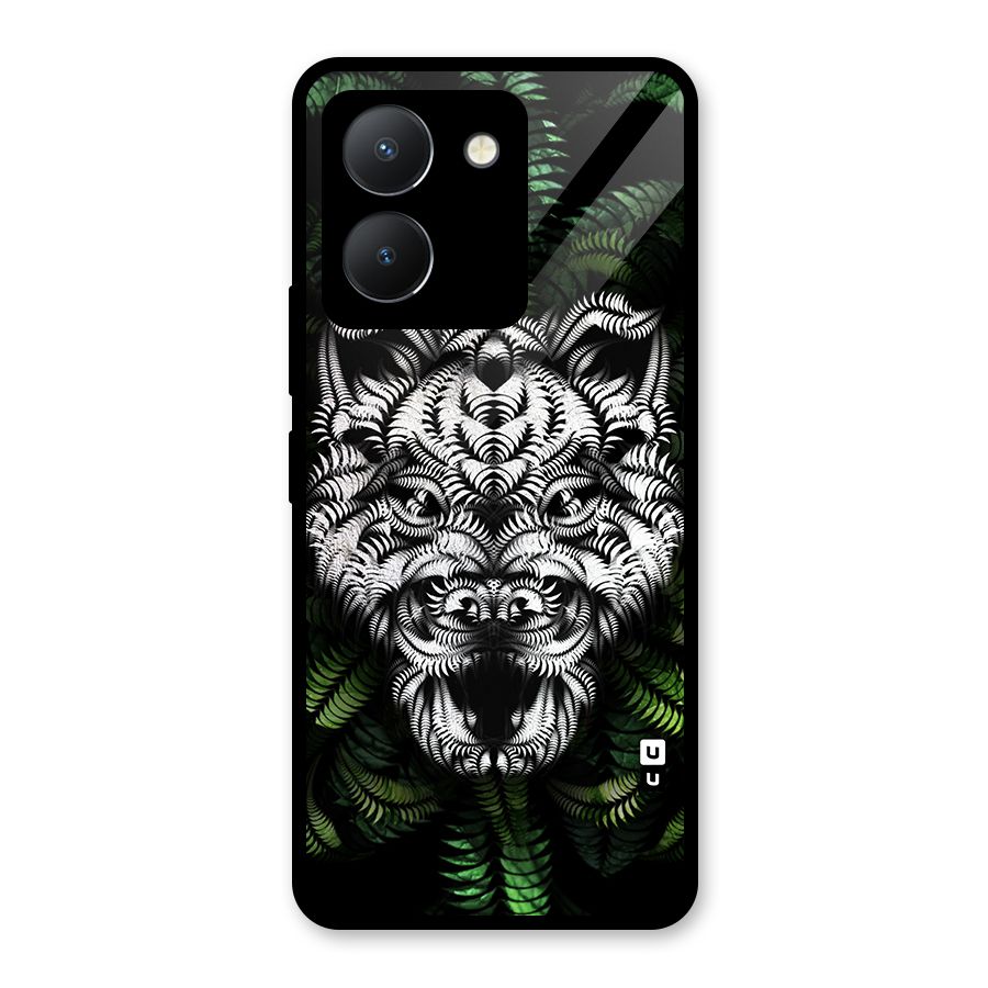 Aztec Art Tiger Glass Back Case for Vivo Y36