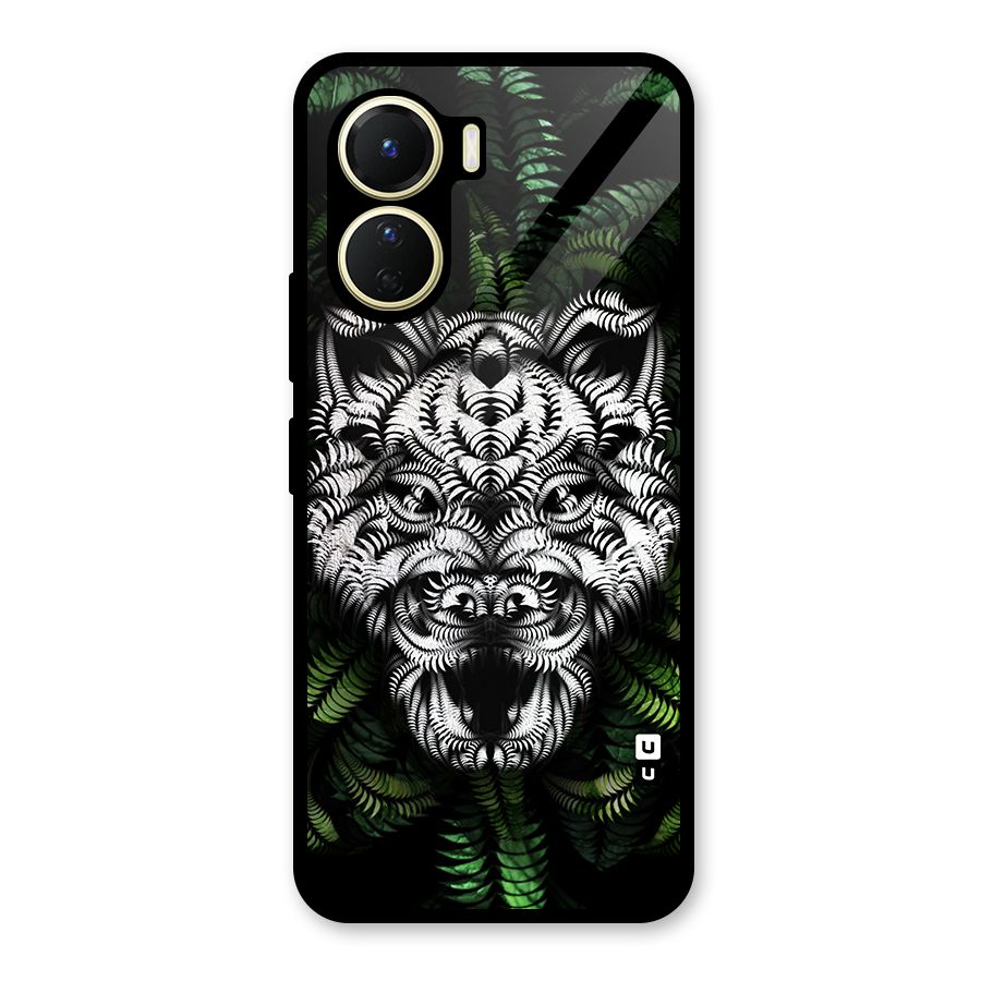 Aztec Art Tiger Glass Back Case for Vivo Y56