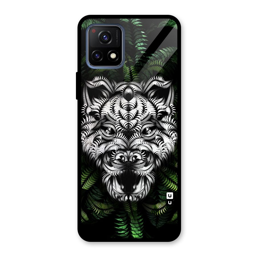 Aztec Art Tiger Glass Back Case for Vivo Y72 5G
