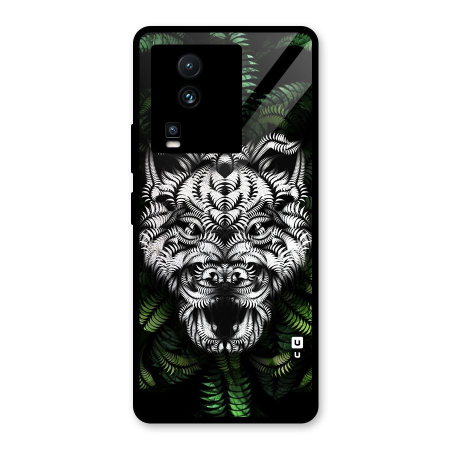 Aztec Art Tiger Glass Back Case for Vivo iQOO Neo 7 Pro
