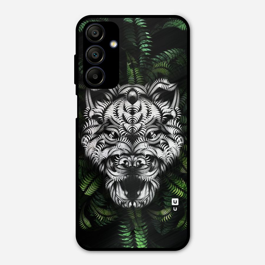 Aztec Art Tiger Metal Back Case for Galaxy A15 5G