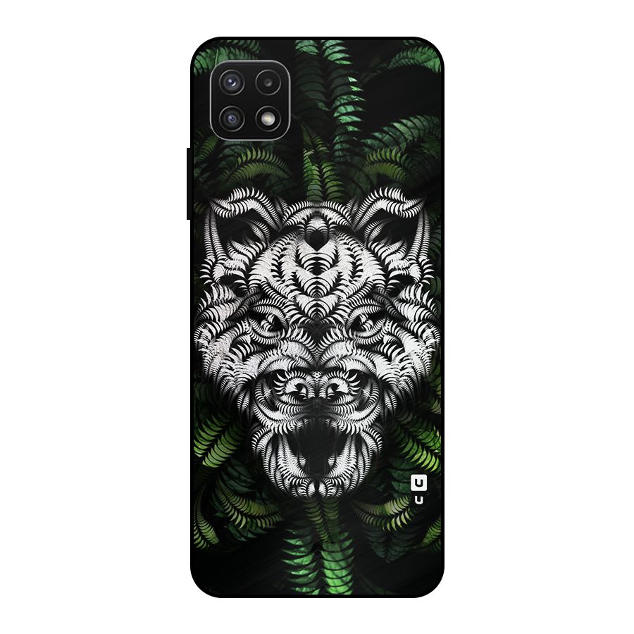 Aztec Art Tiger Metal Back Case for Galaxy A22 5G