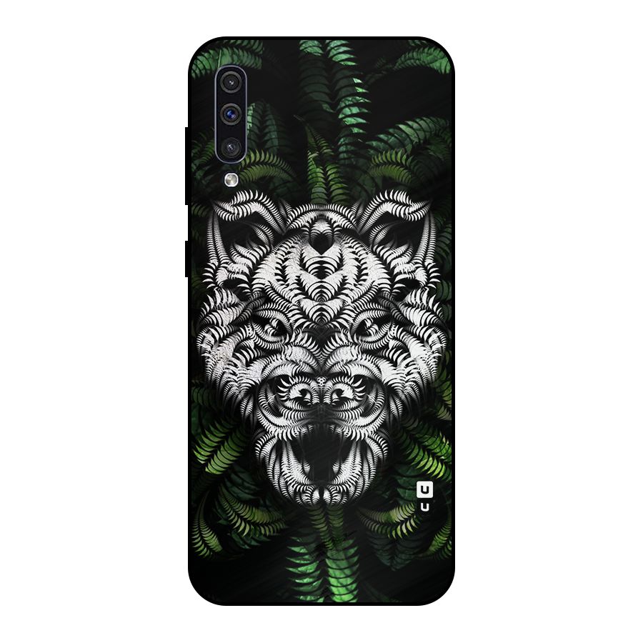 Aztec Art Tiger Metal Back Case for Galaxy A50s