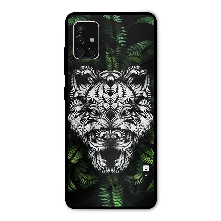 Aztec Art Tiger Metal Back Case for Galaxy A51