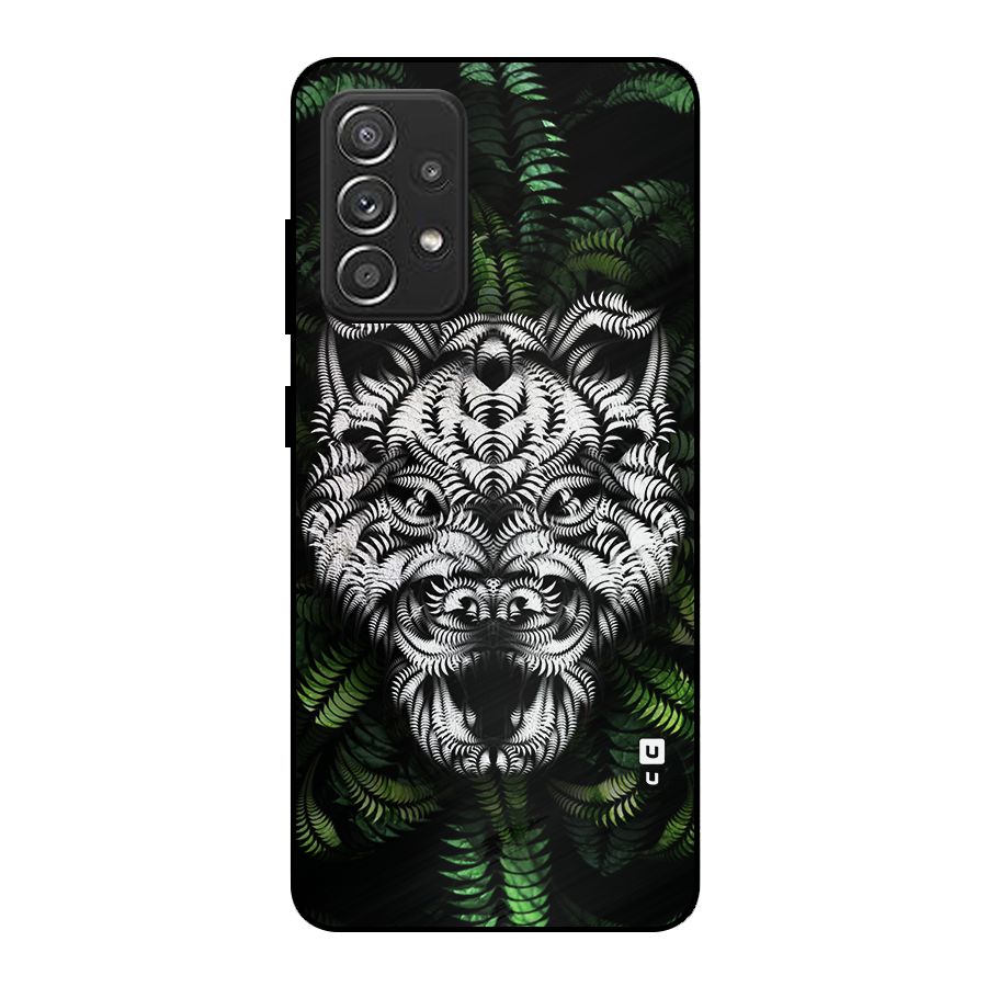 Aztec Art Tiger Metal Back Case for Galaxy A52s 5G