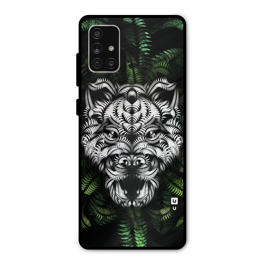 Aztec Art Tiger Metal Back Case for Galaxy A71