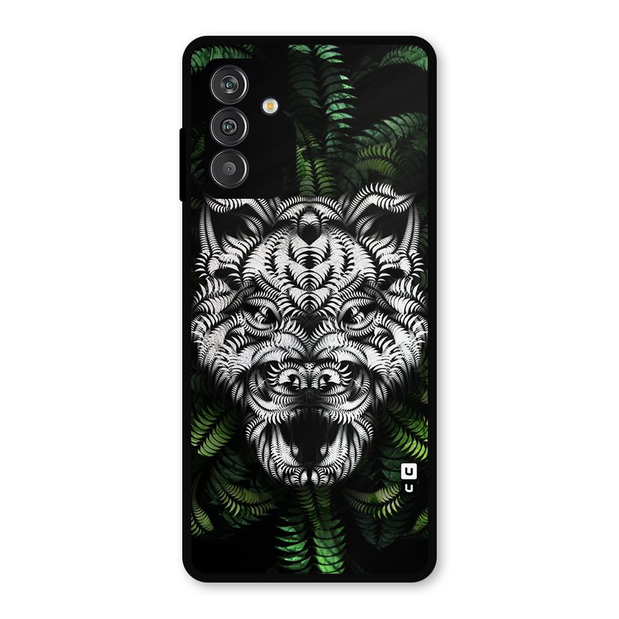 Aztec Art Tiger Metal Back Case for Galaxy F13