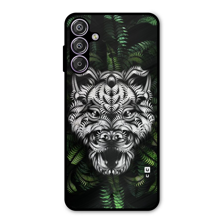 Aztec Art Tiger Metal Back Case for Galaxy M15