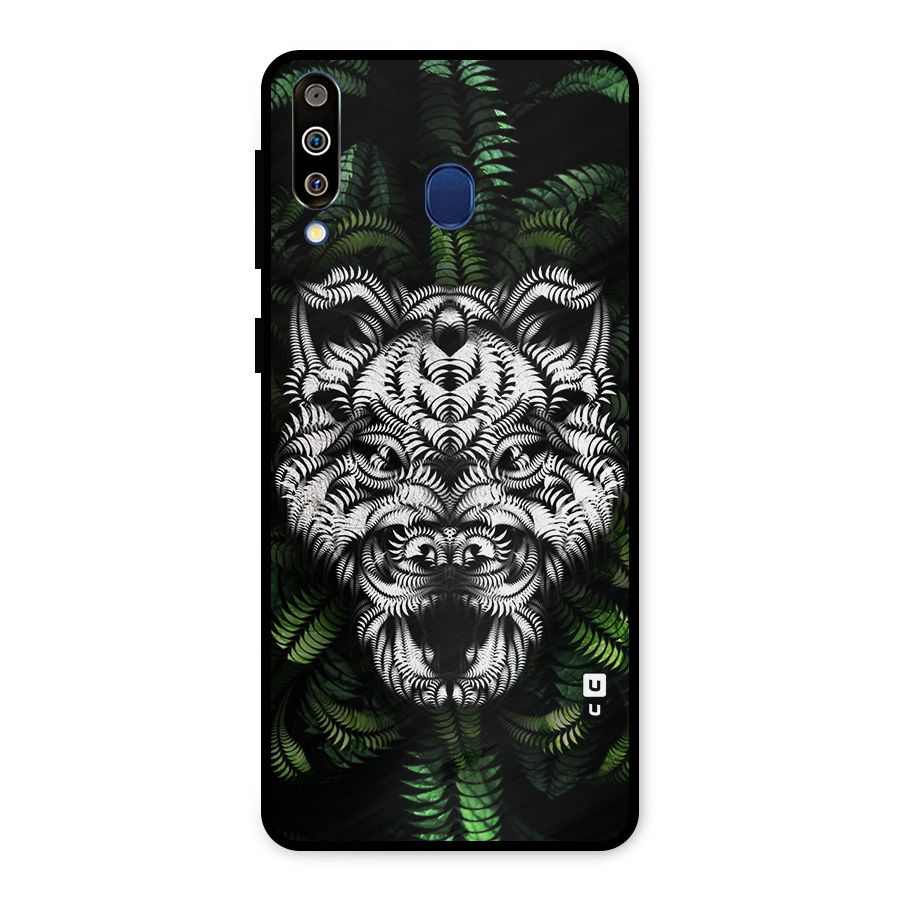 Aztec Art Tiger Metal Back Case for Galaxy M30