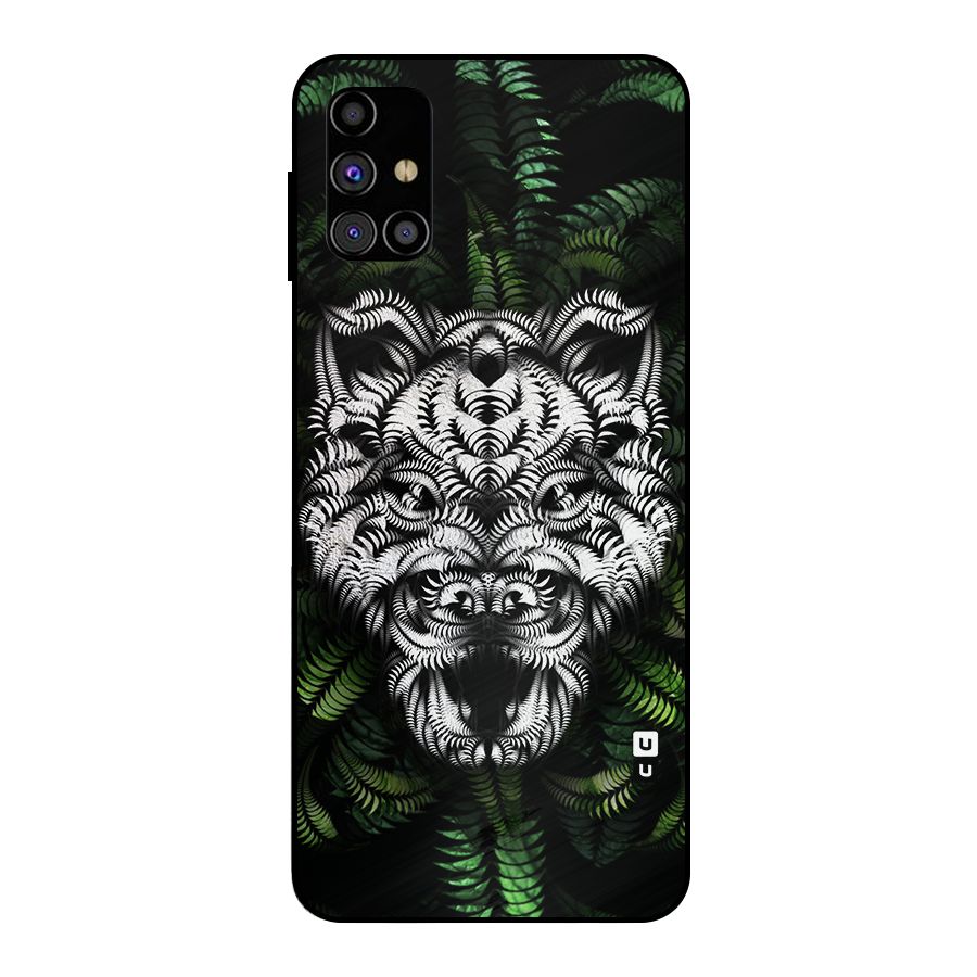 Aztec Art Tiger Metal Back Case for Galaxy M31s