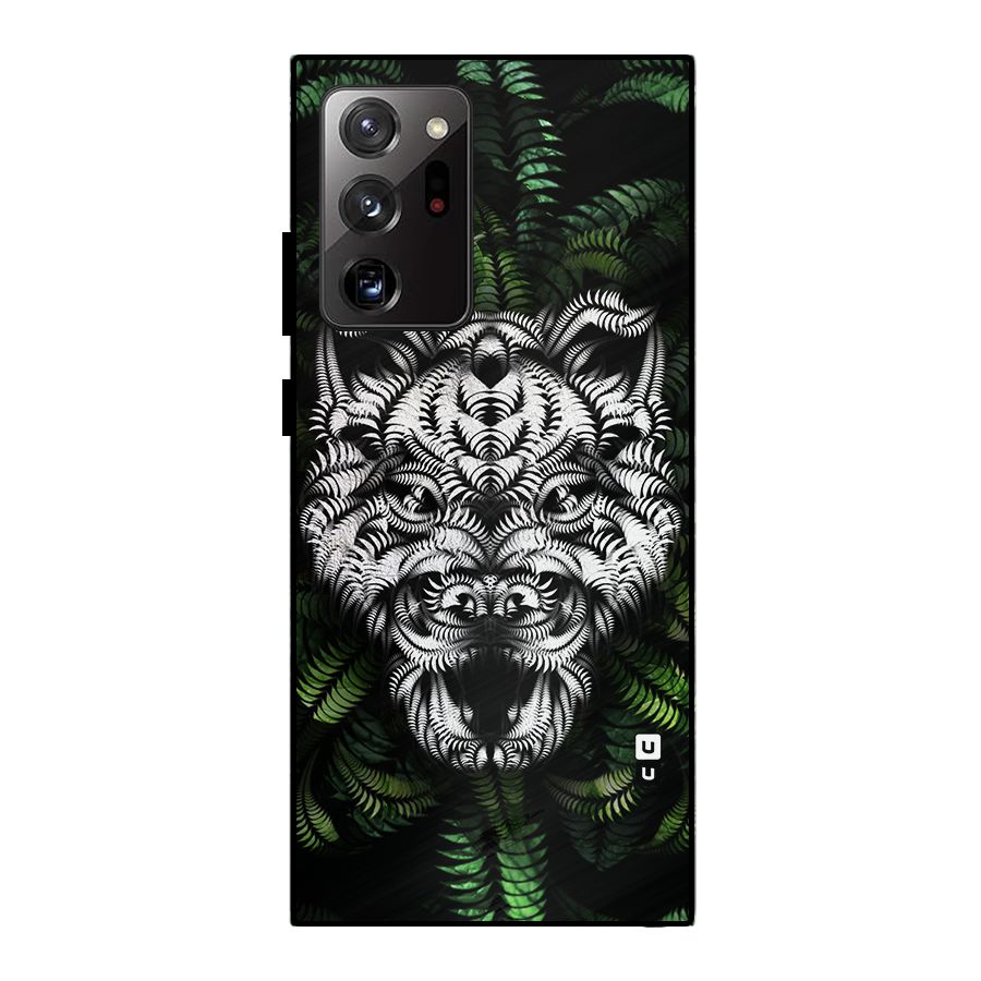 Aztec Art Tiger Metal Back Case for Galaxy Note 20 Ultra