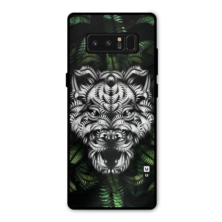 Aztec Art Tiger Metal Back Case for Galaxy Note 8