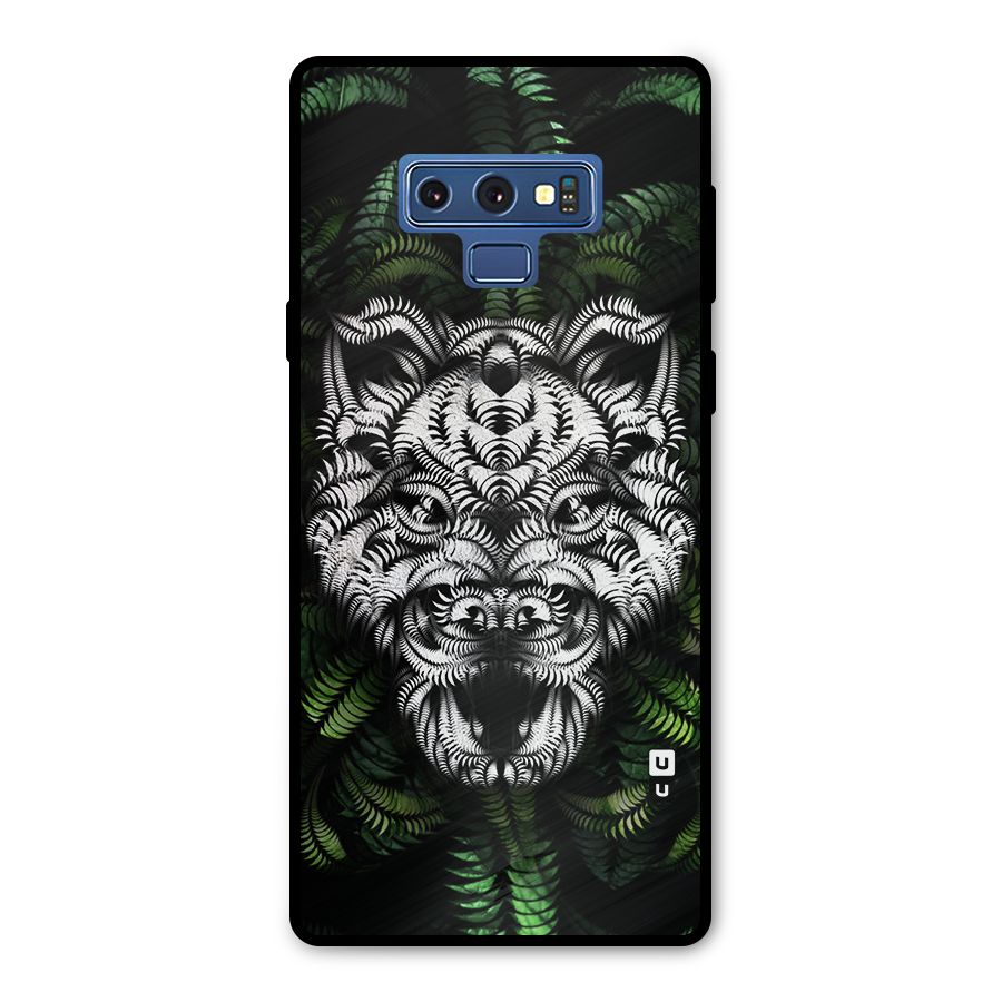 Aztec Art Tiger Metal Back Case for Galaxy Note 9