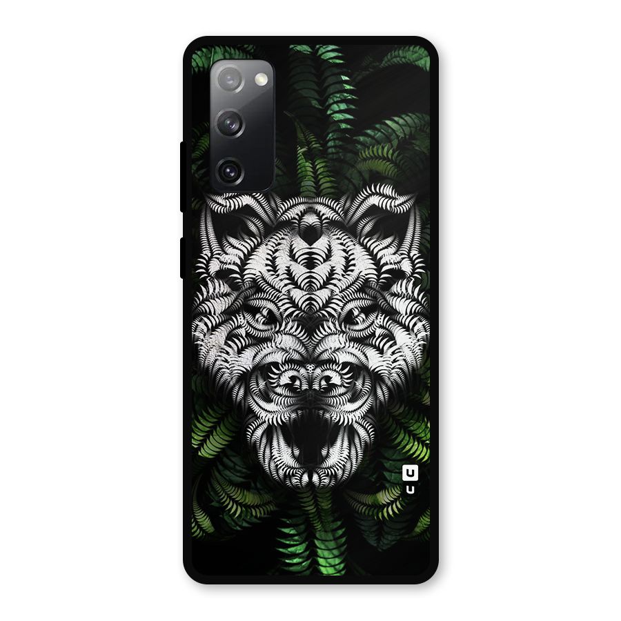 Aztec Art Tiger Metal Back Case for Galaxy S20 FE
