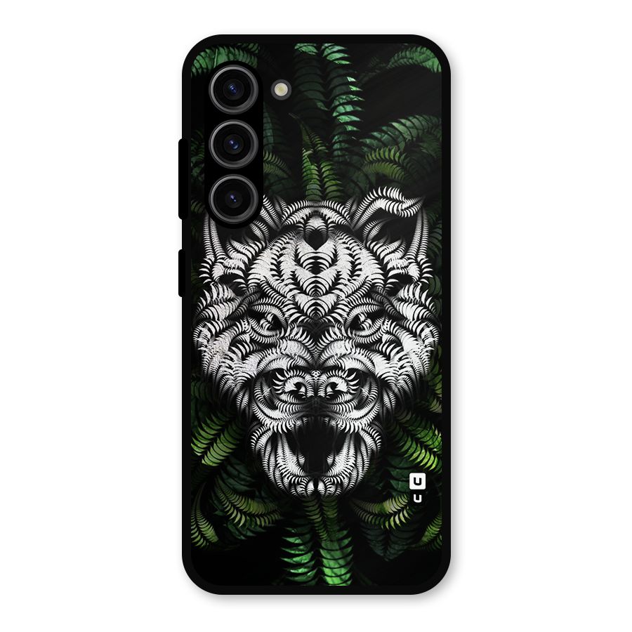 Aztec Art Tiger Metal Back Case for Galaxy S23