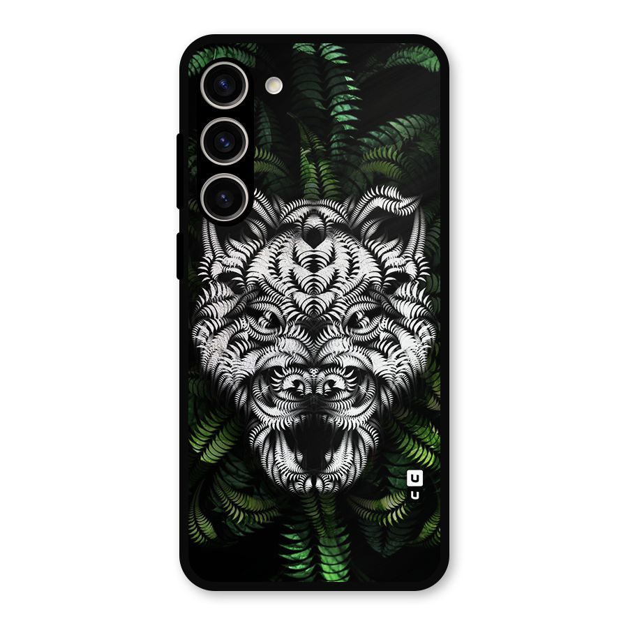 Aztec Art Tiger Metal Back Case for Galaxy S23 Plus