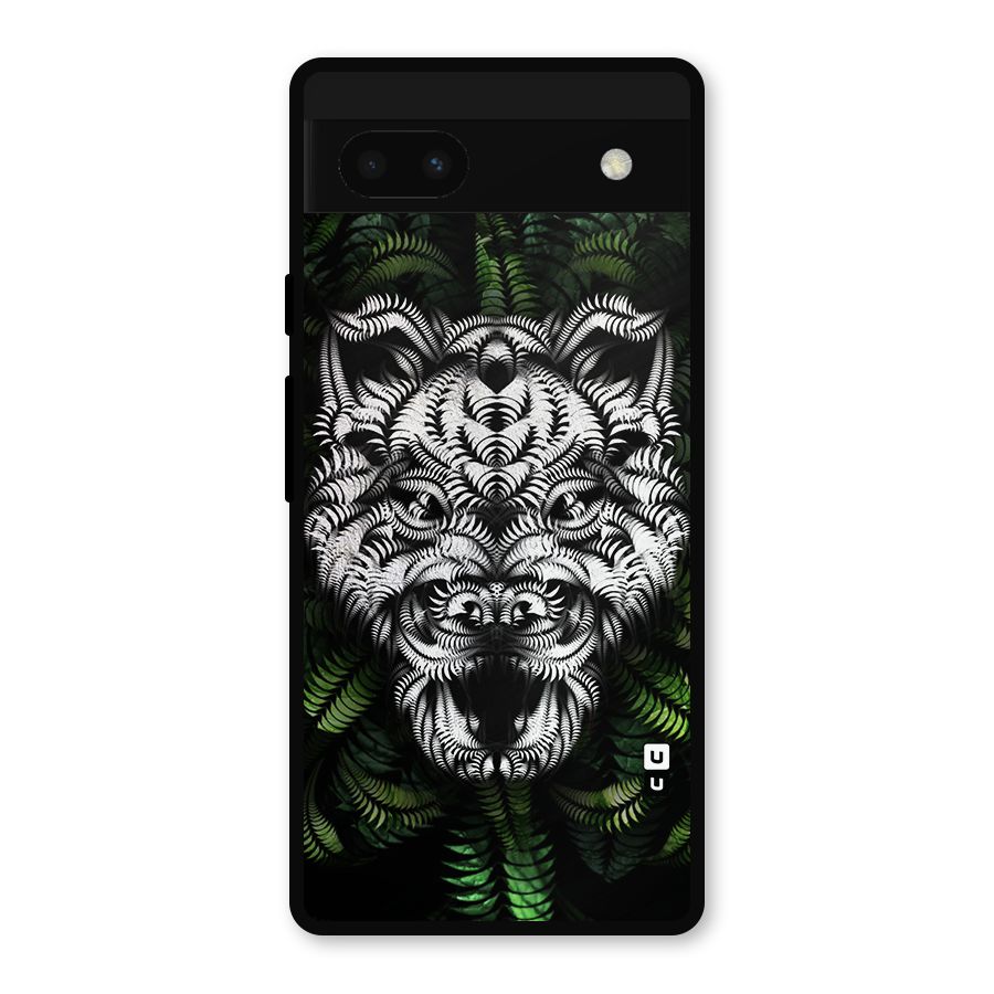 Aztec Art Tiger Metal Back Case for Google Pixel 6a