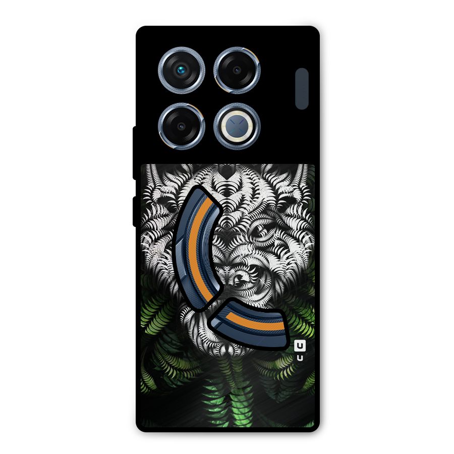Aztec Art Tiger Metal Back Case for Infinix GT 20 Pro