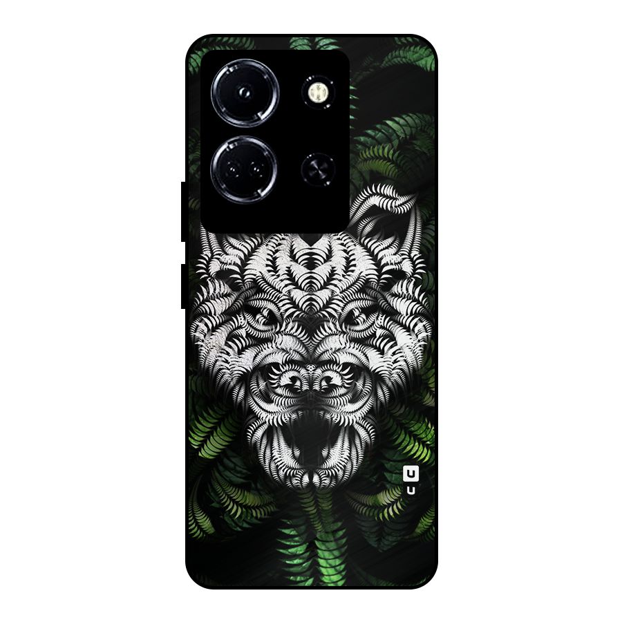 Aztec Art Tiger Metal Back Case for Infinix Note 30 5G