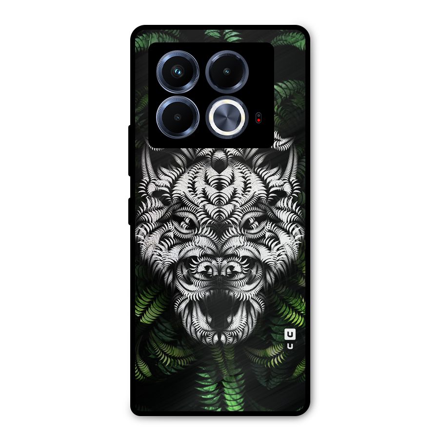 Aztec Art Tiger Metal Back Case for Infinix Note 40 5G