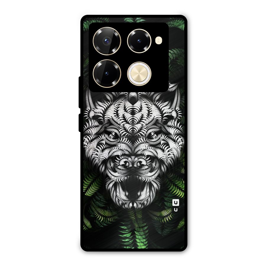 Aztec Art Tiger Metal Back Case for Infinix Note 40 Pro Plus