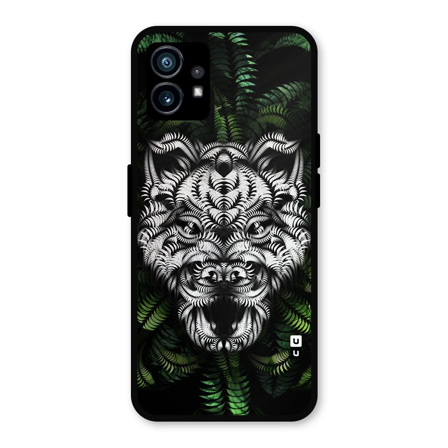 Aztec Art Tiger Metal Back Case for Nothing Phone 1