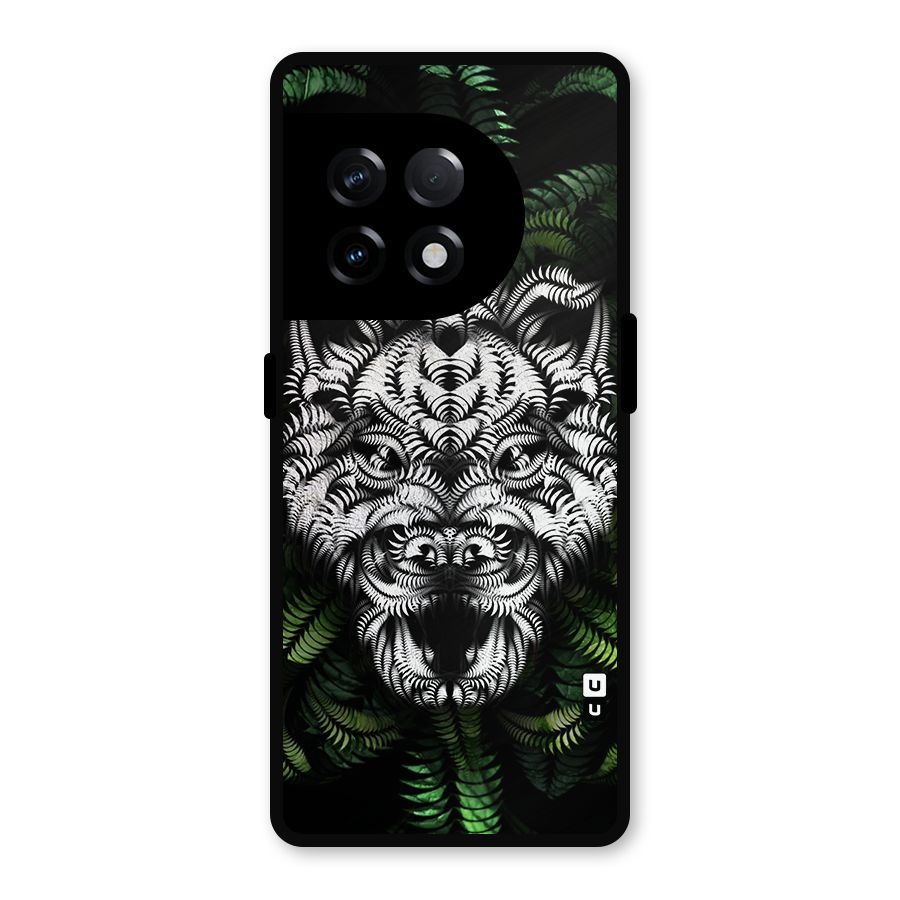 Aztec Art Tiger Metal Back Case for OnePlus 11R