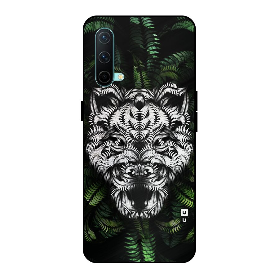 Aztec Art Tiger Metal Back Case for OnePlus Nord CE 5G
