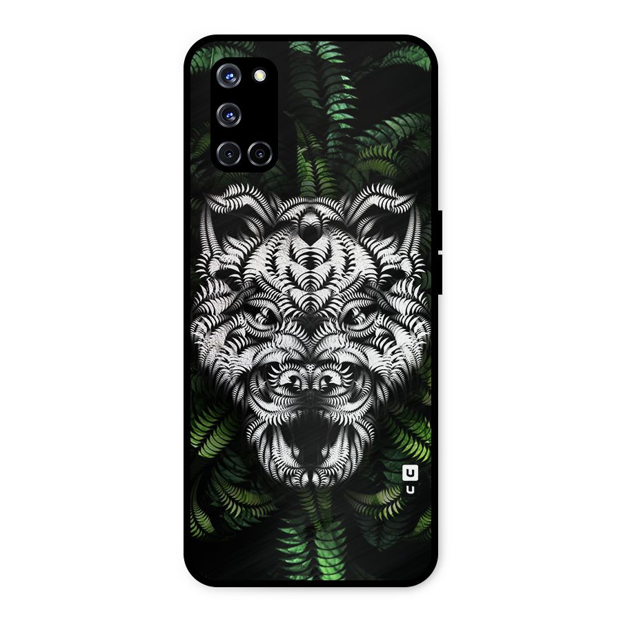 Aztec Art Tiger Metal Back Case for Oppo A52