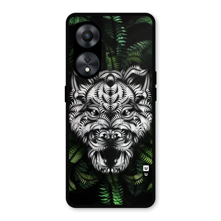 Aztec Art Tiger Metal Back Case for Oppo A78