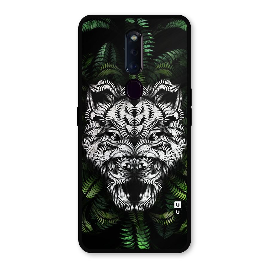 Aztec Art Tiger Metal Back Case for Oppo F11 Pro