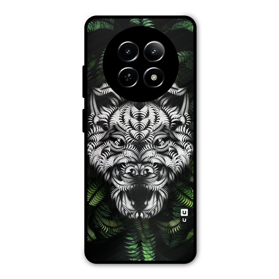 Aztec Art Tiger Metal Back Case for Realme 12x 5G
