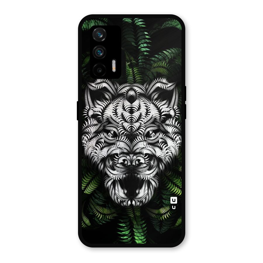 Aztec Art Tiger Metal Back Case for Realme GT 5G