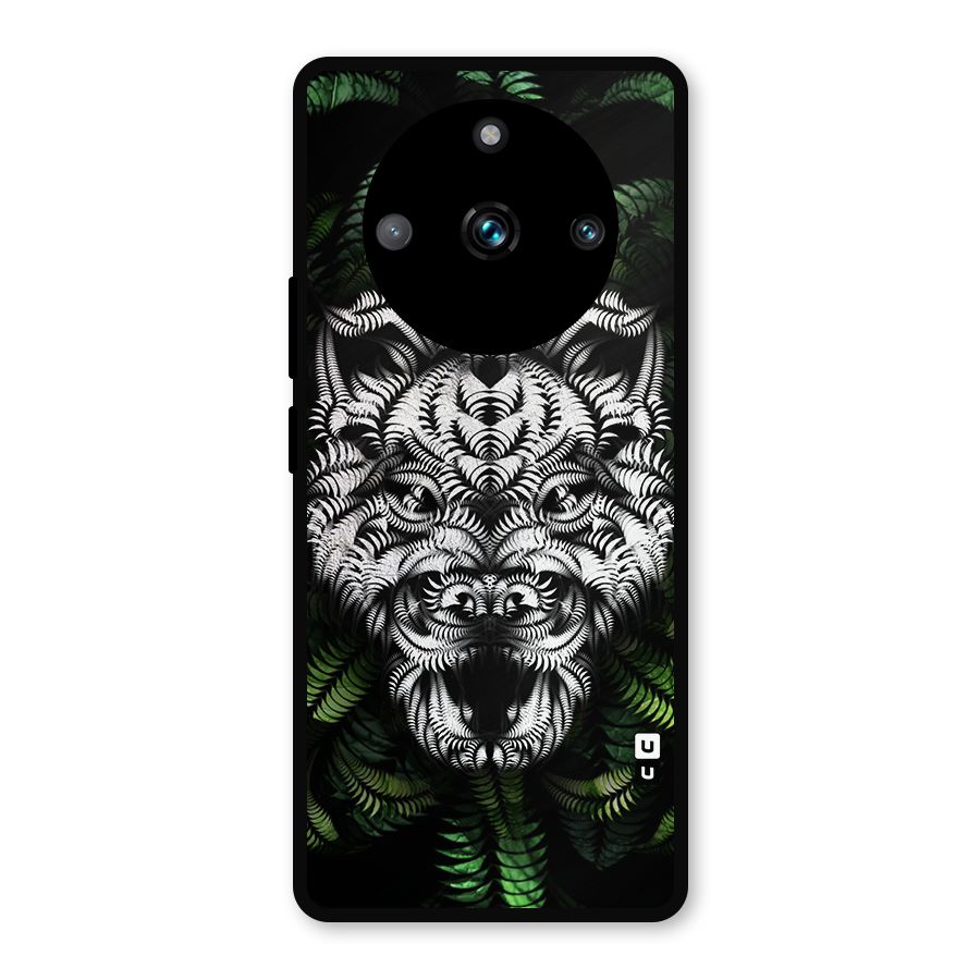 Aztec Art Tiger Metal Back Case for Realme Narzo 60 Pro