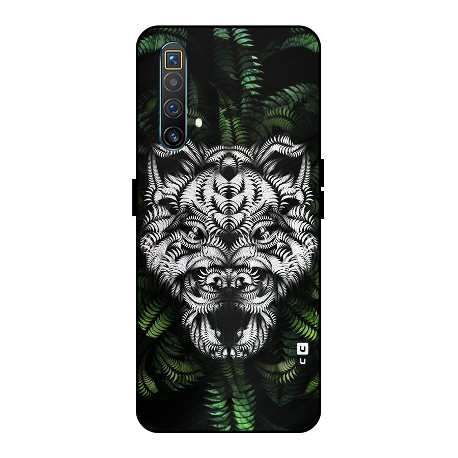 Aztec Art Tiger Metal Back Case for Realme X3