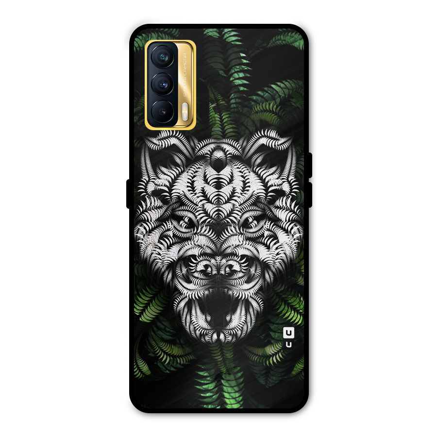 Aztec Art Tiger Metal Back Case for Realme X7