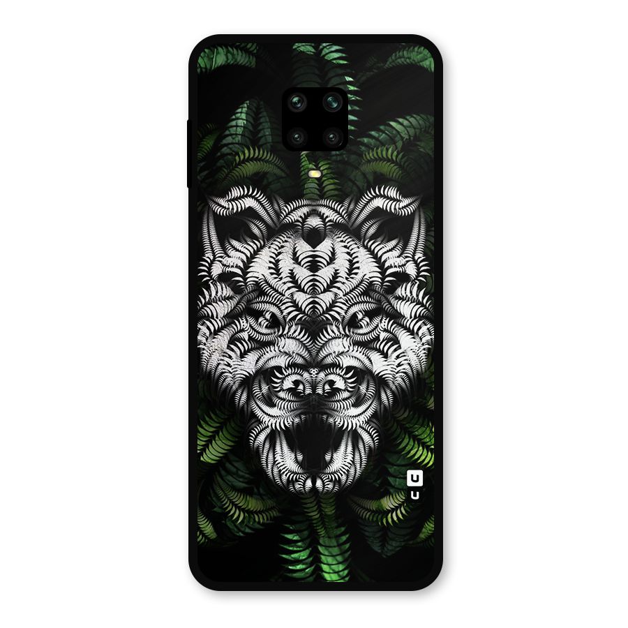 Aztec Art Tiger Metal Back Case for Redmi Note 9 Pro Max