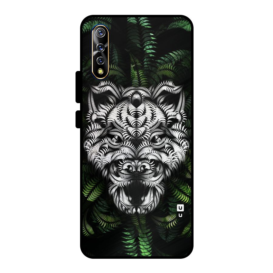 Aztec Art Tiger Metal Back Case for Vivo S1